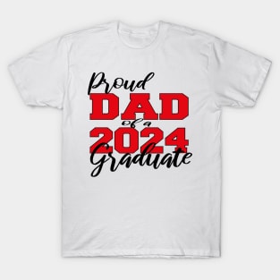 proud dad of a 2024 graduate T-Shirt